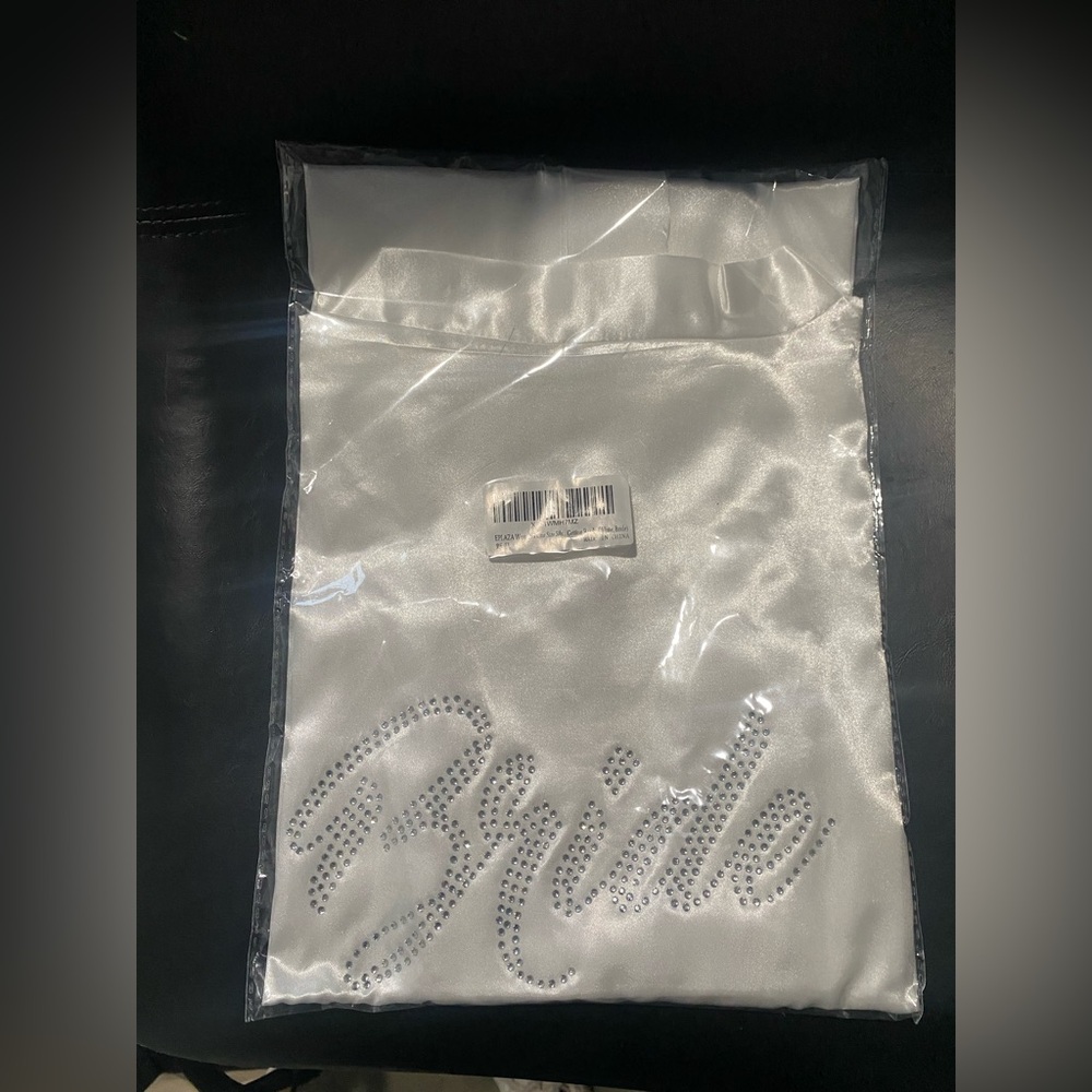 White Bride Satin Robe